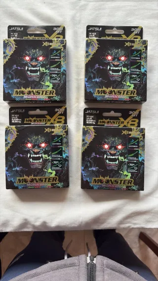 Trecciato ricoperto fluorocarbon filo pesca braid