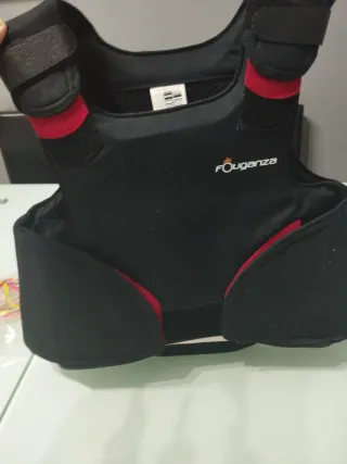 Chaleco de protección Equitación Fouganza. Talla 8