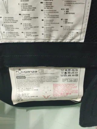 Chaleco de protección Equitación Fouganza. Talla 8