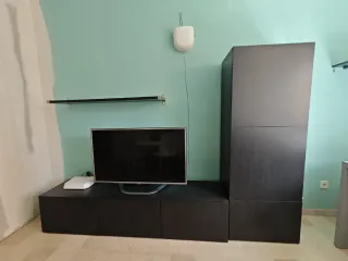 Mueble TV salón negro (ver mesa a juego)