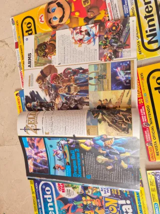 Lote 8 Revistas Oficial Nintendo Wii U 3DS