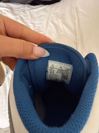 Zapatillas Jordan Mid Azul Gris