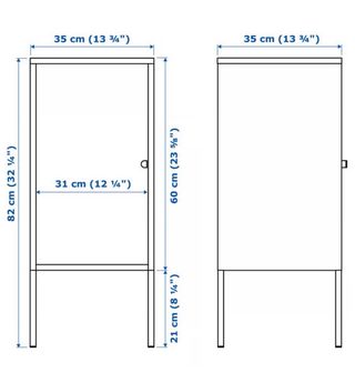 Armario Metálico Rojo Ikea