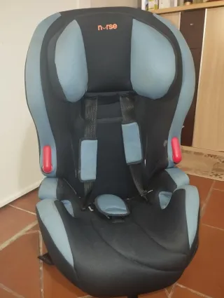 Silla de coche Nurse negra y azul