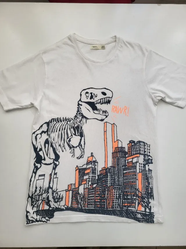 Camiseta niño Sfera T-Rex ciudad 9-10 años