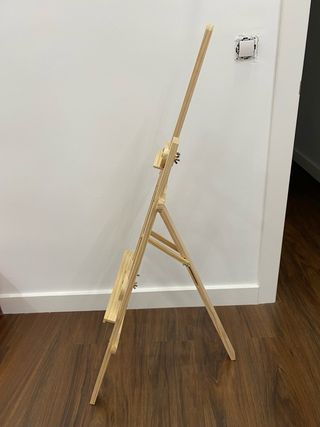 Caballete de madera para pintar
