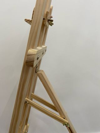 Caballete de madera para pintar