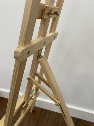 Caballete de madera para pintar