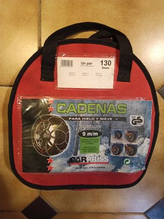 Cadenas para nieve 130 9mm