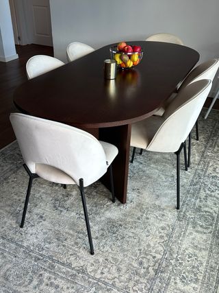 6 Sillas Diseño, brand new, light beige