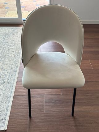 6 Sillas Diseño, brand new, light beige