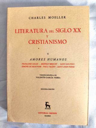 LITERATURA DEL SIGLO XX Y CRISTIANISMO - 6 V. - OC