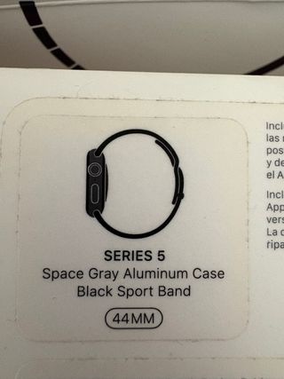 Apple Watch Series 5 44mm Gris Espacial Negro