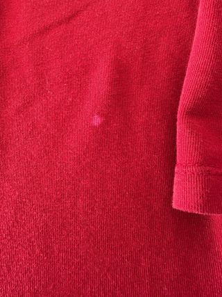 Camiseta Massimo Dutti manga 3/4 Roja XL