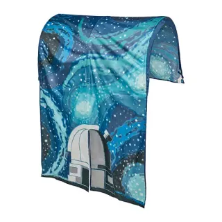 Dosel Kura azul con estrellas