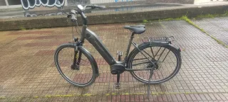 Bicicleta Eléctrica Gris Talla L