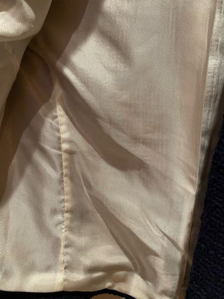 Blazer Zara azul marino tweed