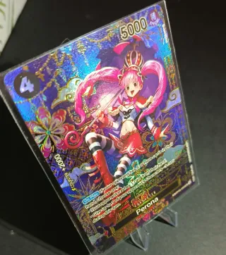 One piece Tcg Perona negro Holografico fanart