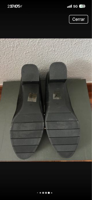 Zapatos de tacón negros talla 39 QH
