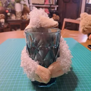 Pupazzetto pecorella/agnellino da collezione