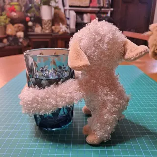 Pupazzetto pecorella/agnellino da collezione