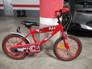 Bicicleta infantil roja Formula Max