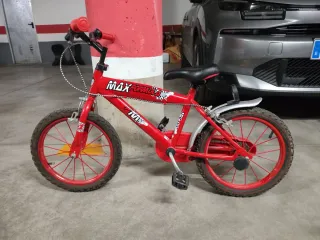 Bicicleta infantil roja Formula Max