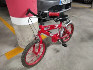 Bicicleta infantil roja Formula Max