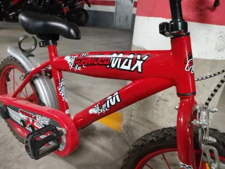 Bicicleta infantil roja Formula Max