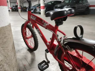 Bicicleta infantil roja Formula Max