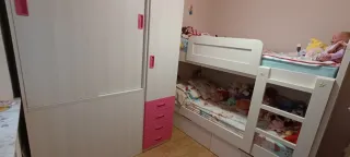Habitación infantil litera niña