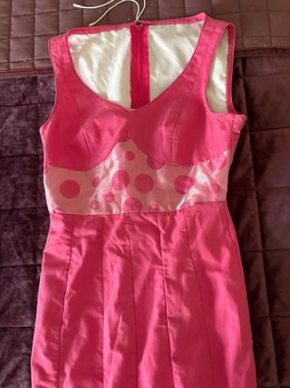 Traje de flamenca rosa