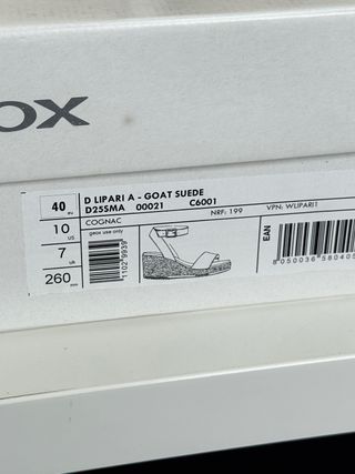 Sandalias de piel GEOX nuevas marrones. Talla 40