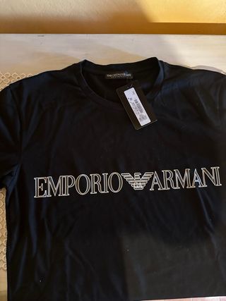 T-shirt Emporio Armani nera