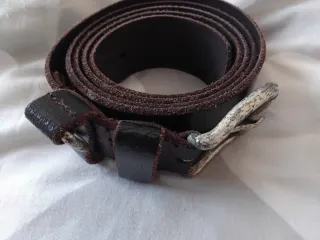 Cinturón Levi's y Lois Marrón Cuero Hebilla Metáli