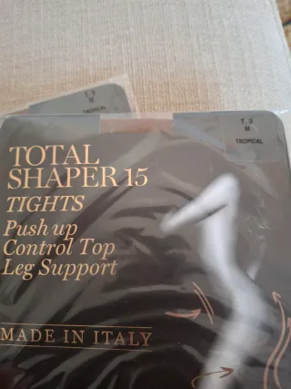 Pack 5 Medias Calzedonia Total Shaper Talla M