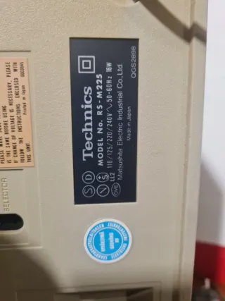 Lettore Cassette Technics M225