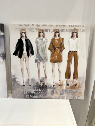 Cuadro moderno figuras abstractas