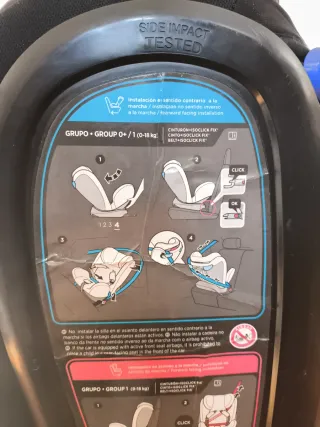 Silla coche bebé Isofix