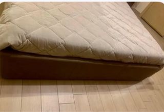 Letto matrimoniale con contenitore e materasso