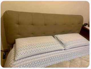 Letto matrimoniale con contenitore e materasso