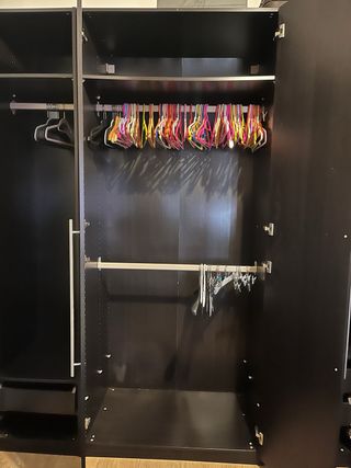 Armario 4 puertas marron oscuro