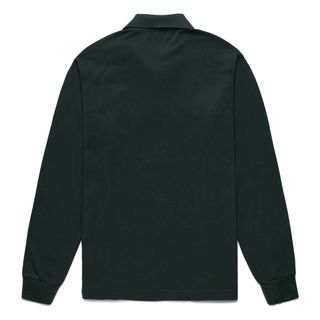 Polo Kappa manga larga hombre verde bosque XL