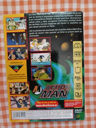 Colección 5 DVDs Action Man (sin abrir)