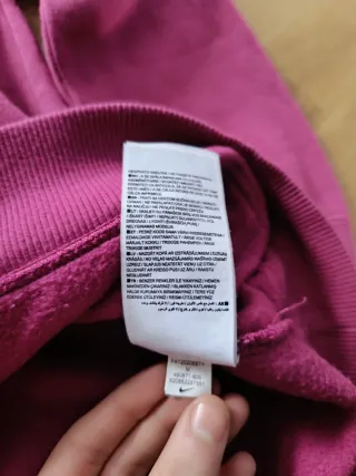 Felpa Nike Vintage Donna Rosa Taglia M