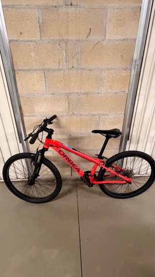 Bicicleta Orbea Infantil Naranja. Talla 24.