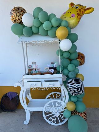 Carrito Madera Mesa Dulce