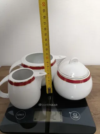 "Antiguo Lote3Piezas Porcelana Bareuther Bavaria"