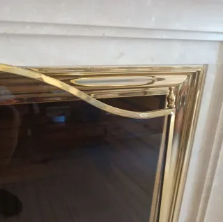 Salvachispas Chimenea Francesa Negro/Dorado