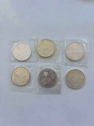 6 Monedas 2000 Pesetas